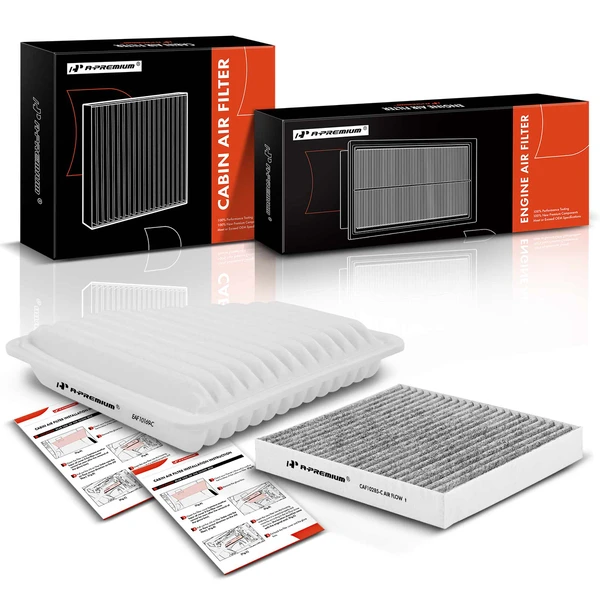 Engine & Activated Carbon Cabin Air Filter for 2007-2011 Toyota Camry