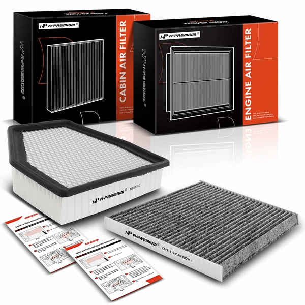 Engine & Activated Carbon Cabin Air Filter for 2012-2015 Chevrolet Captiva Sport