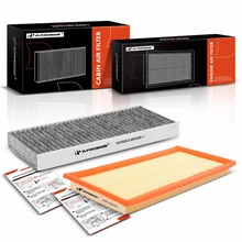 Engine & Activated Carbon Cabin Air Filter for 2005-2019 Nissan Frontier