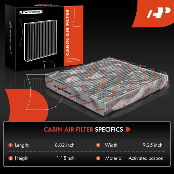 Engine & Activated Carbon Cabin Air Filter for Honda CR-V 2007-2009 L4 2.4L