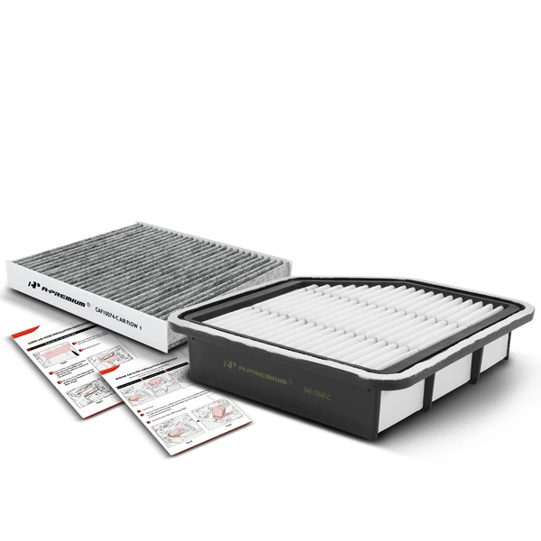 Engine & Activated Carbon Cabin Air Filter for 2014-2015 Lexus IS350