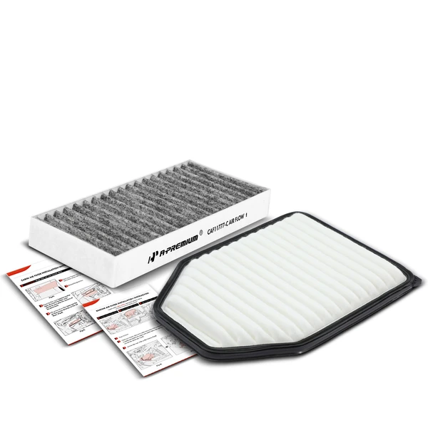 Engine & Activated Carbon Cabin Air Filter for Jeep Wrangler JK 2018