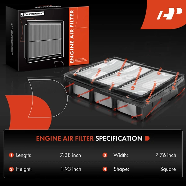 Engine & Activated Carbon Cabin Air Filter for Hyundai Elantra 2009-2012