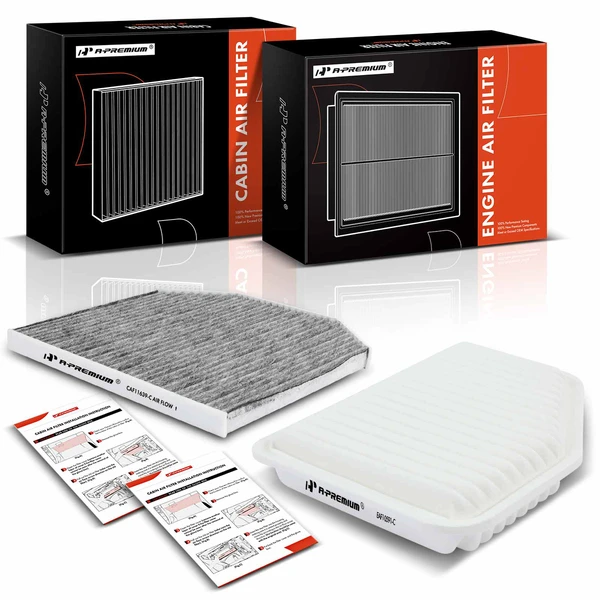 Engine & Activated Carbon Cabin Air Filter for Chevrolet Caprice Pontiac