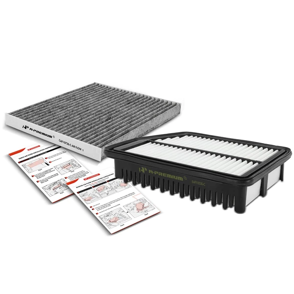 Engine & Activated Carbon Cabin Air Filter for Hyundai Elantra GT Kia Forte5