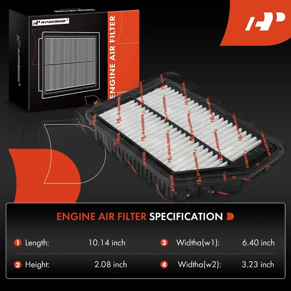 Engine & Activated Carbon Cabin Air Filter for Hyundai Elantra 2011-2012