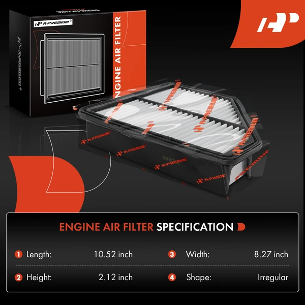 Engine & Activated Carbon Cabin Air Filter for Hyundai Genesis Coupe 2010-2012