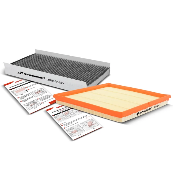 Engine & Activated Carbon Cabin Air Filter for Saab 9-4X 2011 V6 2.8L 3.0L