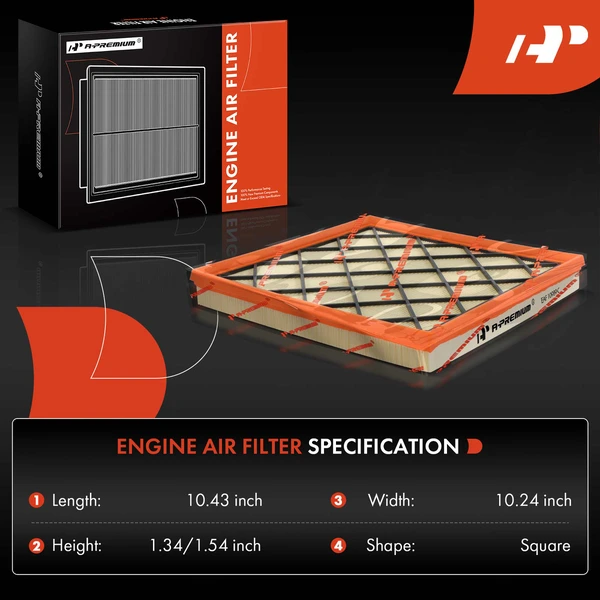 Engine & Activated Carbon Cabin Air Filter for Chevrolet Cruze Buick Cascada