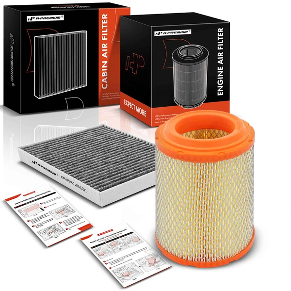 Engine & Activated Carbon Cabin Air Filter for 2011-2012 Dodge Caliber
