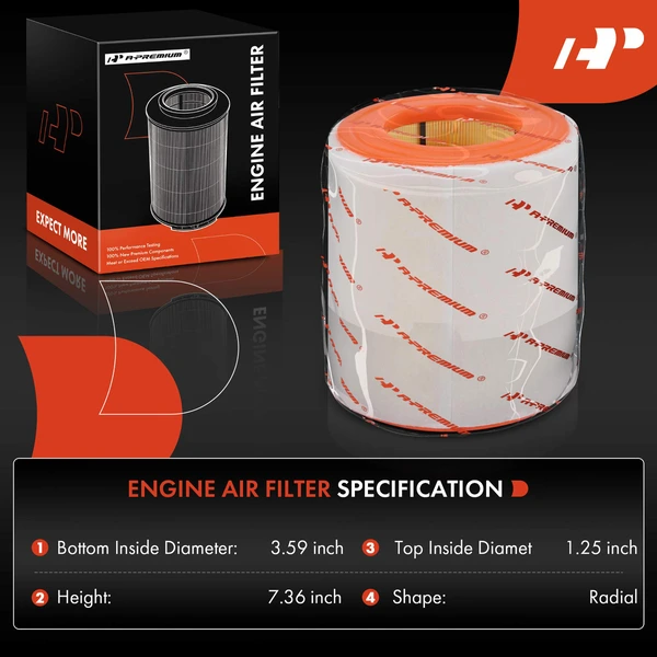 Engine & Activated Carbon Cabin Air Filter for Audi A6 A7 Quattro S6 S7