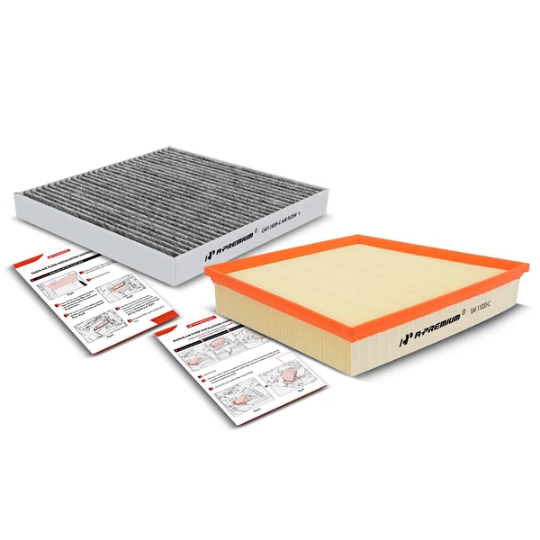 Engine & Activated Carbon Cabin Air Filter for Chevy Silverado 2500 3500 HD GMC Sierra 6.6L