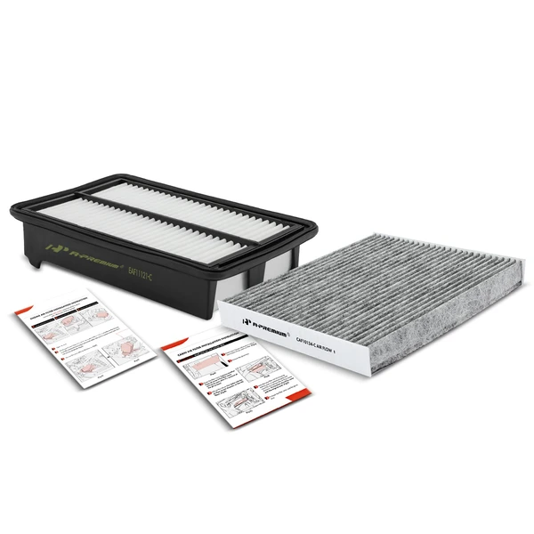 Engine & Activated Carbon Cabin Air Filter for Honda Civic 2012-2015 Acura ILX 2.4L