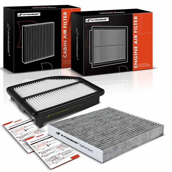Engine & Activated Carbon Cabin Air Filter for 2012-2014 Honda CR-V