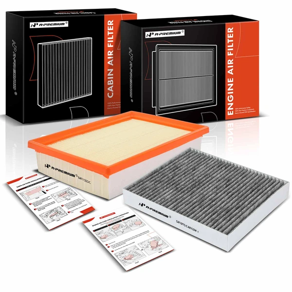 Engine & Activated Carbon Cabin Air Filter for 2012-2020 Chevrolet Sonic