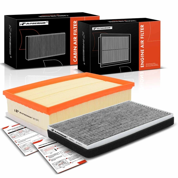 Engine & Activated Carbon Cabin Air Filter for Impala 2012-2013 Impala Limited