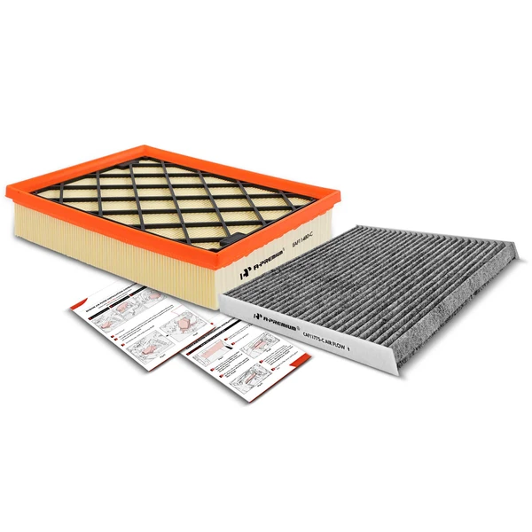 Engine & Activated Carbon Cabin Air Filter for Ford Edge Lincoln Nautilus