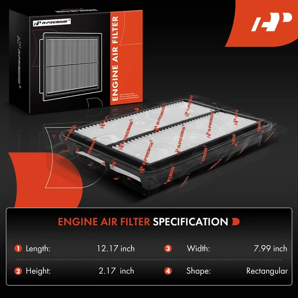 Engine & Activated Carbon Cabin Air Filter for Acura RDX 2013-2018 V6 3.5L