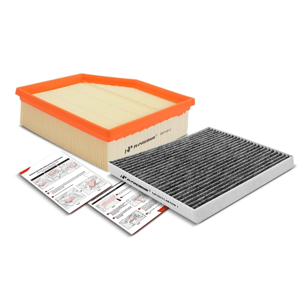 Engine & Activated Carbon Cabin Air Filter for Dodge Dart 2013-2016 1.4L 2.0L 2.4L