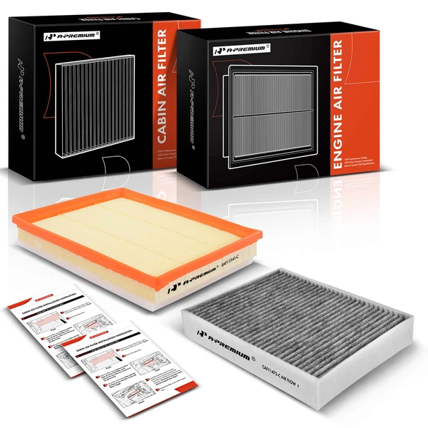 Engine & Activated Carbon Cabin Air Filter for BMW F22 F30 F32 335i 435i