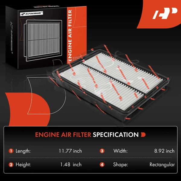 Engine & Activated Carbon Cabin Air Filter for Kia Sorento 14-15 2.4L 3.3L