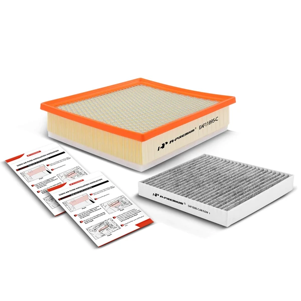 Engine & Activated Carbon Cabin Air Filter for Toyota Sequoia 2014-2022 Tundra