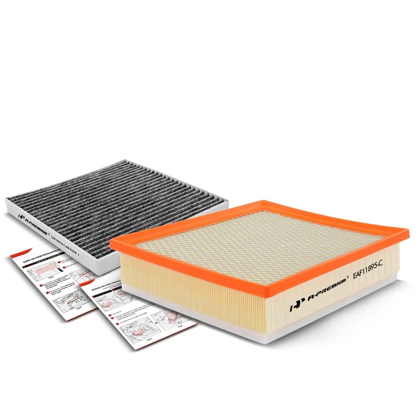 Engine & Activated Carbon Cabin Air Filter for Toyota Tacoma 2016-2023 3.5L