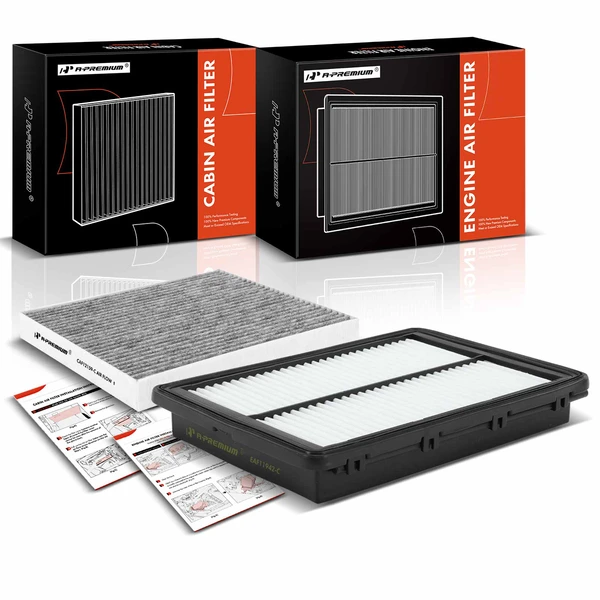 Engine & Activated Carbon Cabin Air Filter for Hyundai Sonata Kia Optima