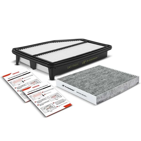 Engine & Activated Carbon Cabin Air Filter for 2015-2016 Honda CR-V