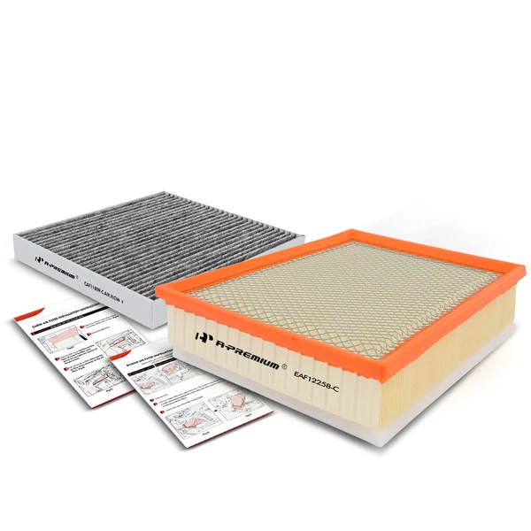 Engine & Activated Carbon Cabin Air Filter for Chevy Silverado 2500 HD 6.6L