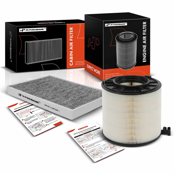 Engine & Activated Carbon Cabin Air Filter for Audi A4 allroad A5 Quattro Q5 RS5