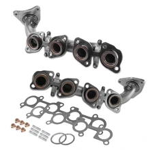 2 Pcs Left & Right Exhaust Manifold with Gasket