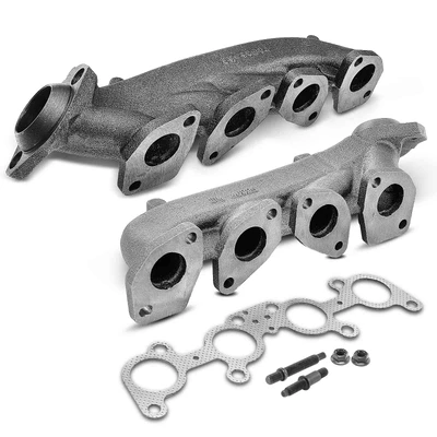 2 Pcs Left & Right Exhaust Manifold with Gasket