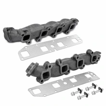 2 Pcs Left & Right Exhaust Manifold with Gasket
