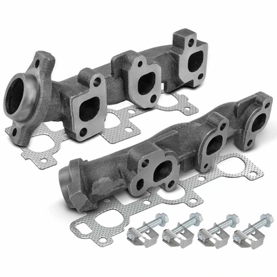 2 Pcs Left & Right Exhaust Manifold with Gasket