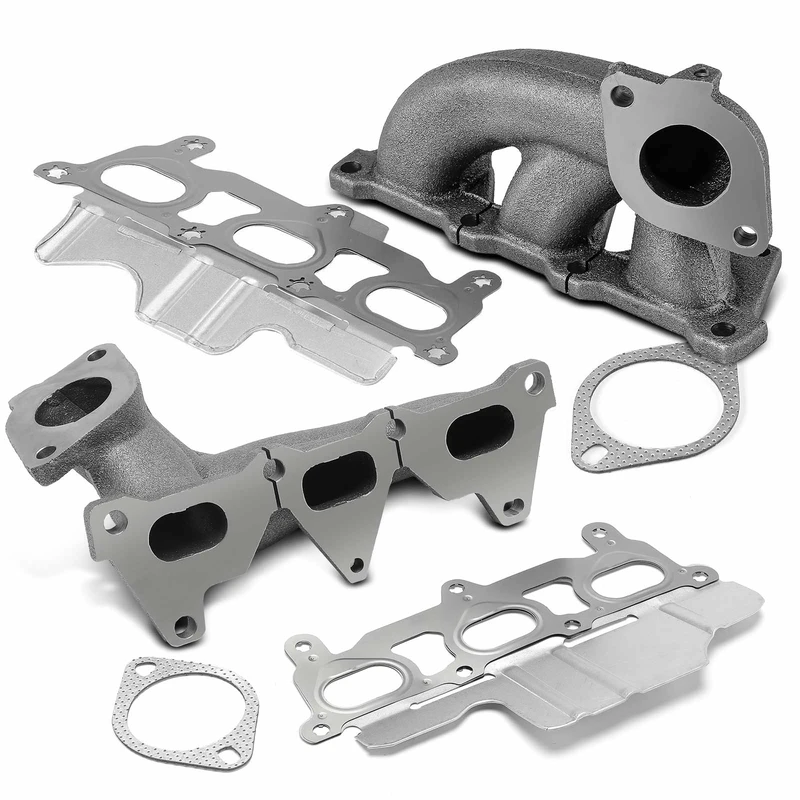 2 Pcs Left & Right Exhaust Manifold with Gasket for Chevrolet Camaro Cadillac SRX