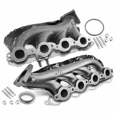 2 Pcs Left & Right Exhaust Manifold with Gasket
