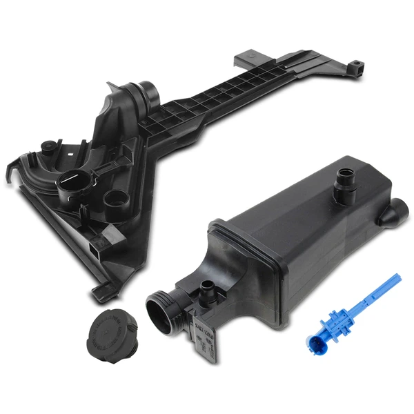 Expansion Tank & Mounting Plate with Cap & Sensor for BMW E46 325i Automatic