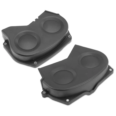 2 Pcs Left & Right Upper Engine Timing Cover