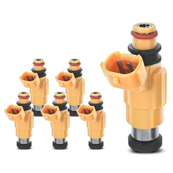 6-Pc Fuel Injector 2-Blade Terminal A-Premium APFI037