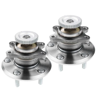 2 Pcs Rear Wheel Bearing & Hub Assembly