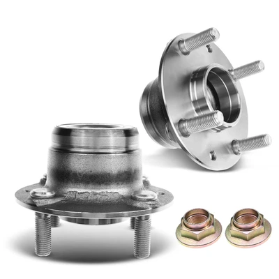 2 Pcs Rear Wheel Bearing & Hub Assembly