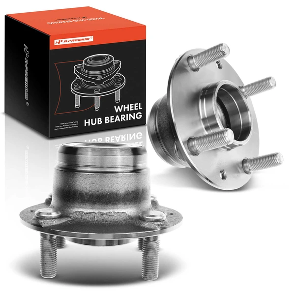 2 Pcs Rear Wheel Bearing & Hub Assembly for Kia Sephia 94-01 Spectra 00-04