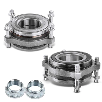 2 Pcs Rear Wheel Bearing & Hub Assembly