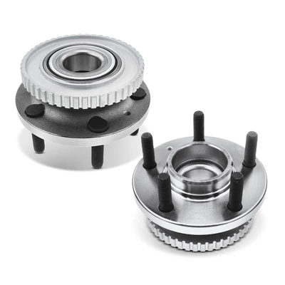 2 Pcs Front Wheel Bearing & Hub Assembly