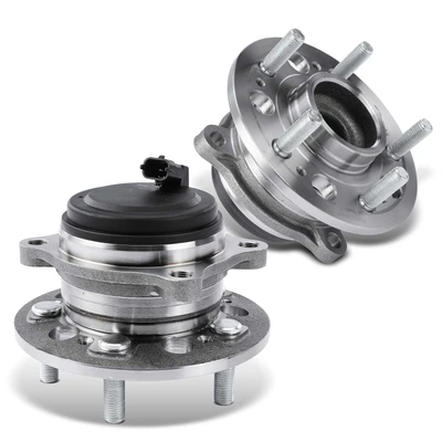 2 Pcs Front Wheel Bearing & Hub Assembly