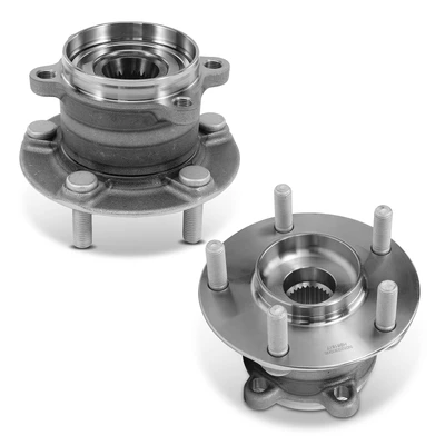 2 Pcs Rear Wheel Bearing & Hub Assembly