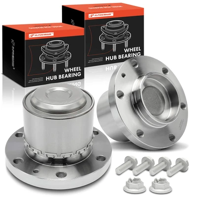 2 Pcs Front Wheel Bearing & Hub Assembly