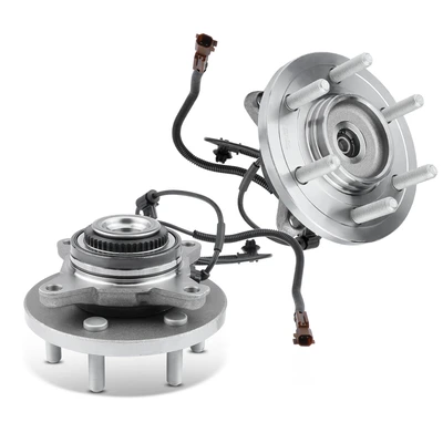 2 Pcs Front Wheel Hub Bearing Assembly
