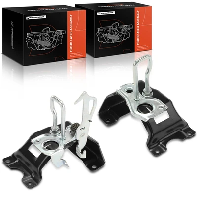 2 Pcs Front Upper Hood Latch Lock
